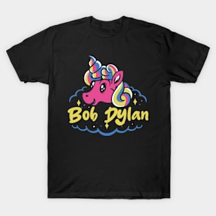 bob dyl and unicorn T-Shirt